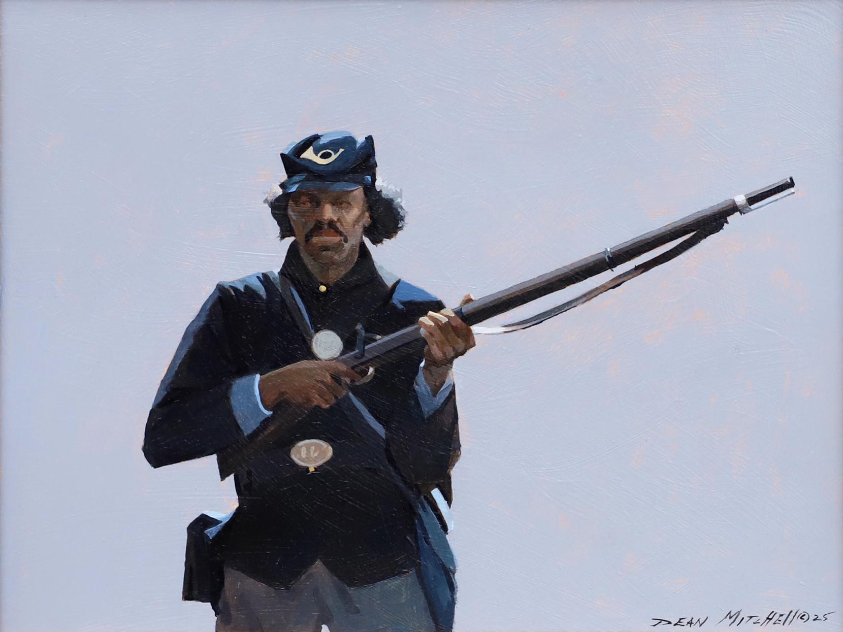 Bring It, I'm Ready - Realist Painting by Dean Mitchell
