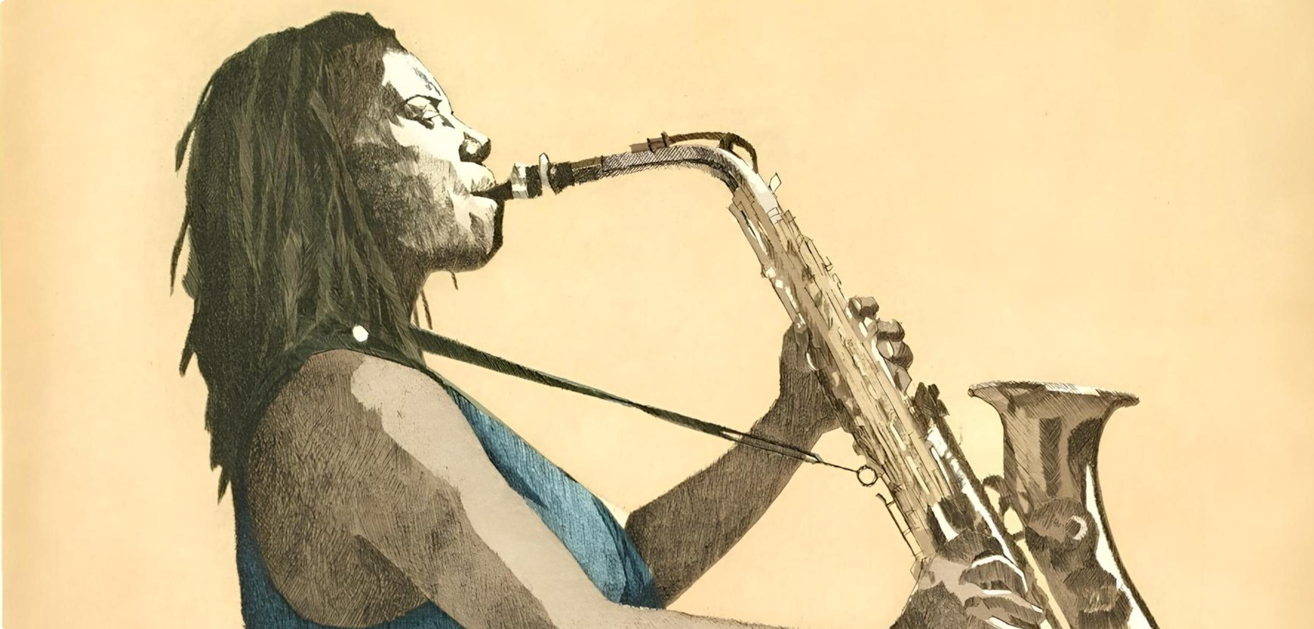 Bañado en Luz, Música, Ríos Profundos en Mi Alma - Print de Dean Mitchell
