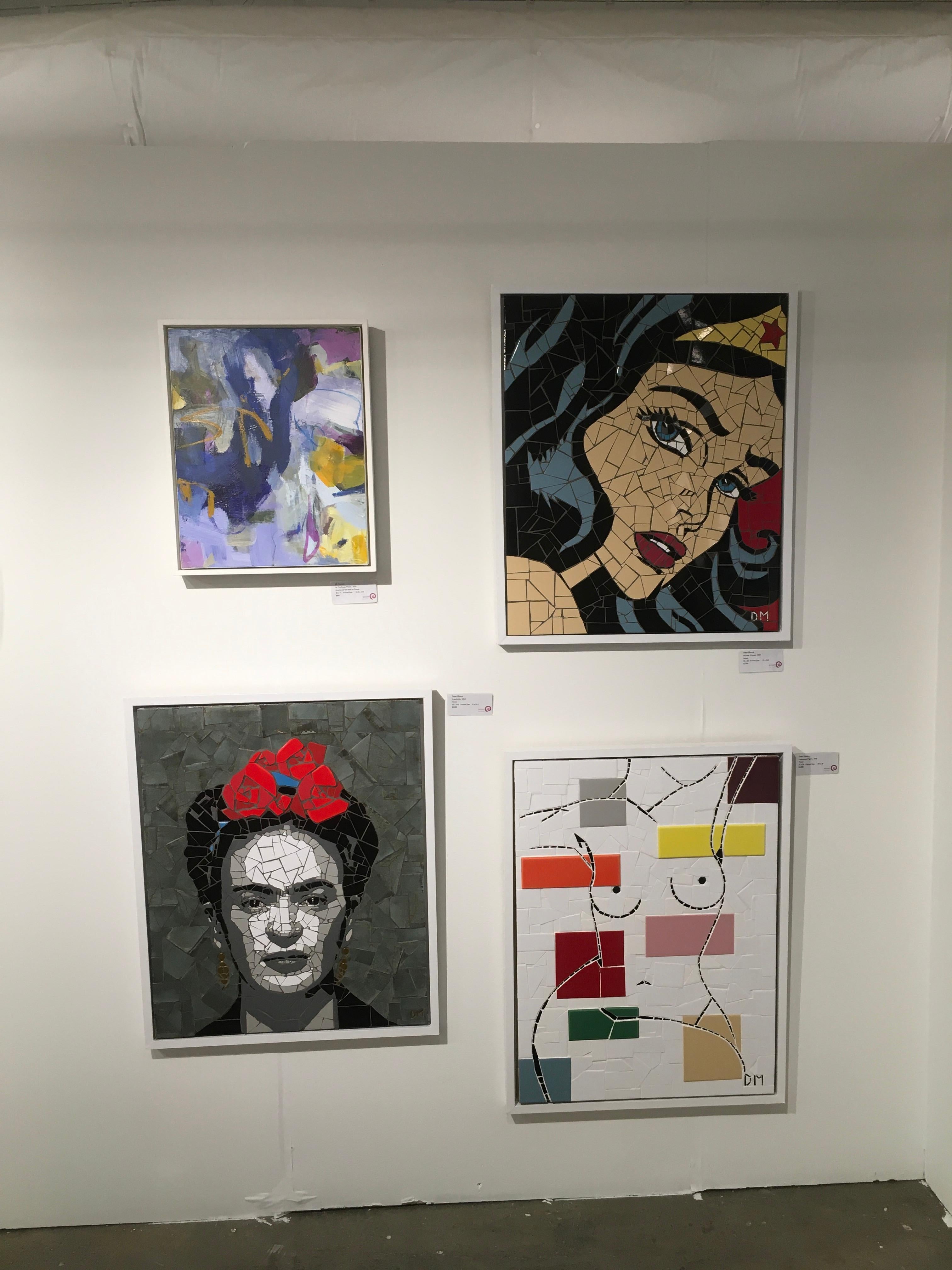 Figura fragmentada, mosaico de azulejos,  medios mixtos,  Mujer, Figura en venta 1