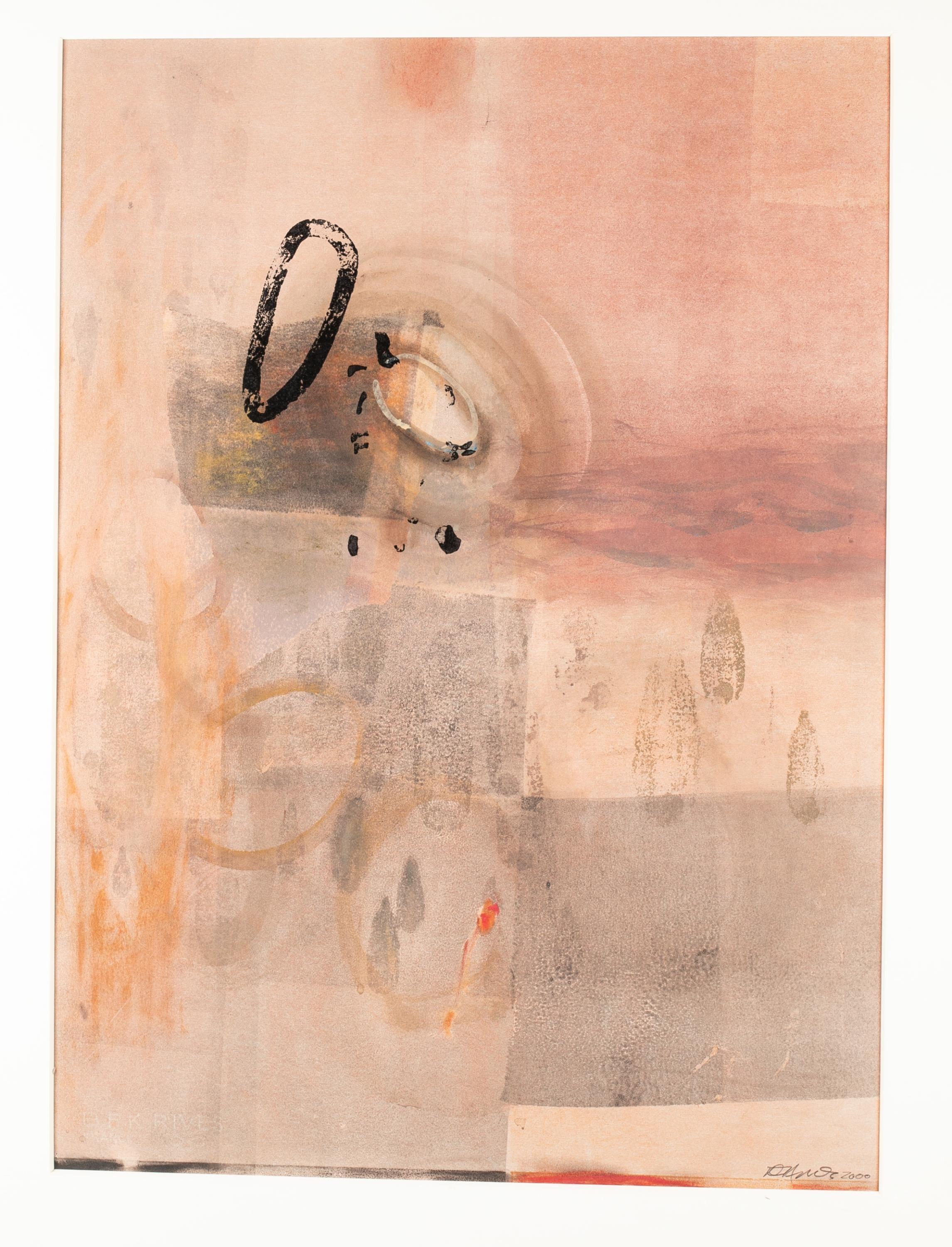 Pittura astratta modernista a tecnica mista Dean Nimmer in vendita 1
