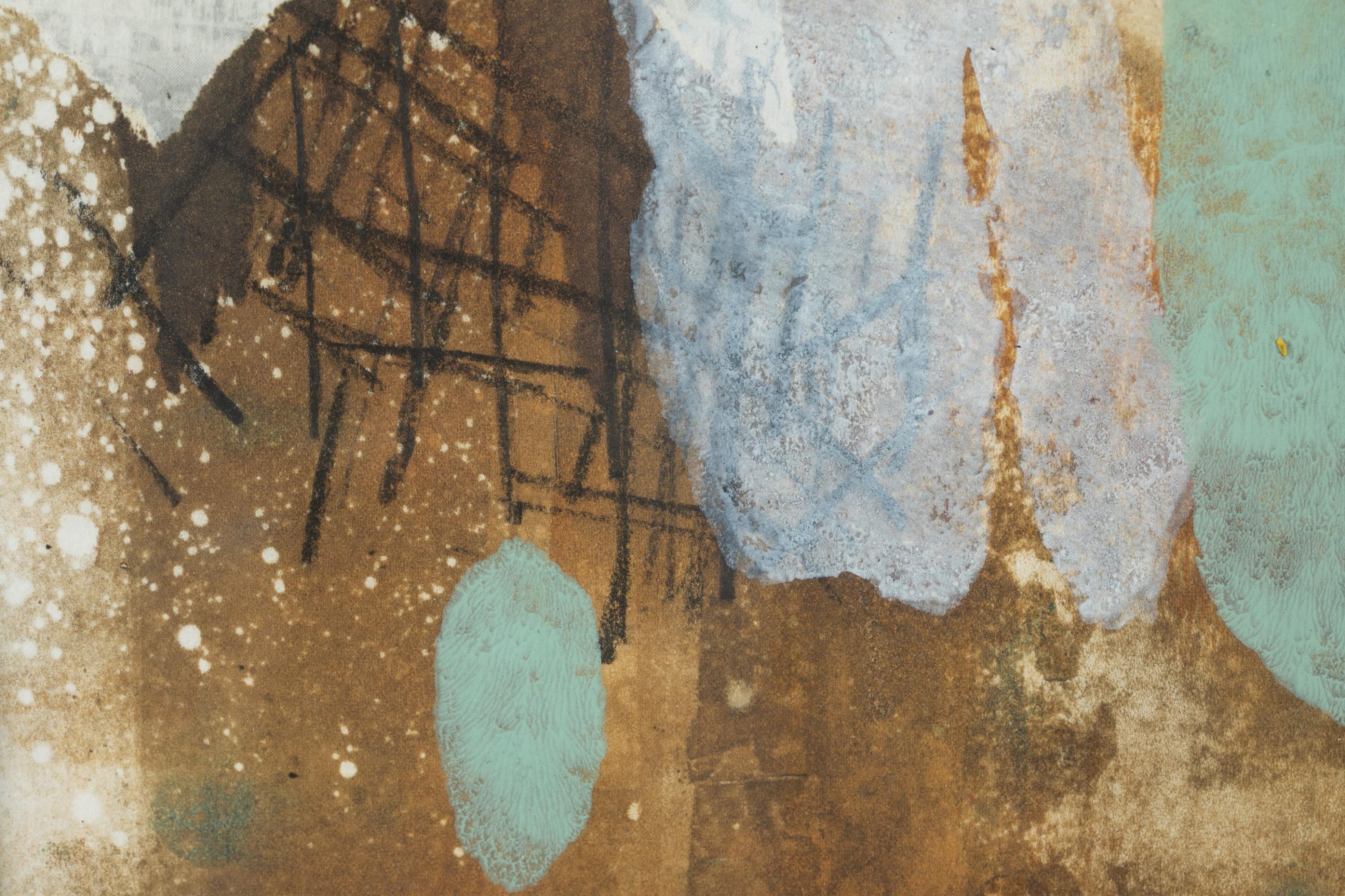 Pittura astratta modernista a tecnica mista Dean Nimmer in vendita 3