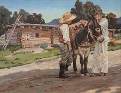 2 Men & Donkey