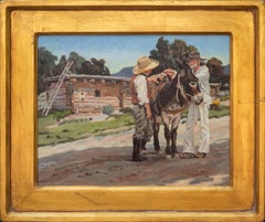 2 Men & Donkey