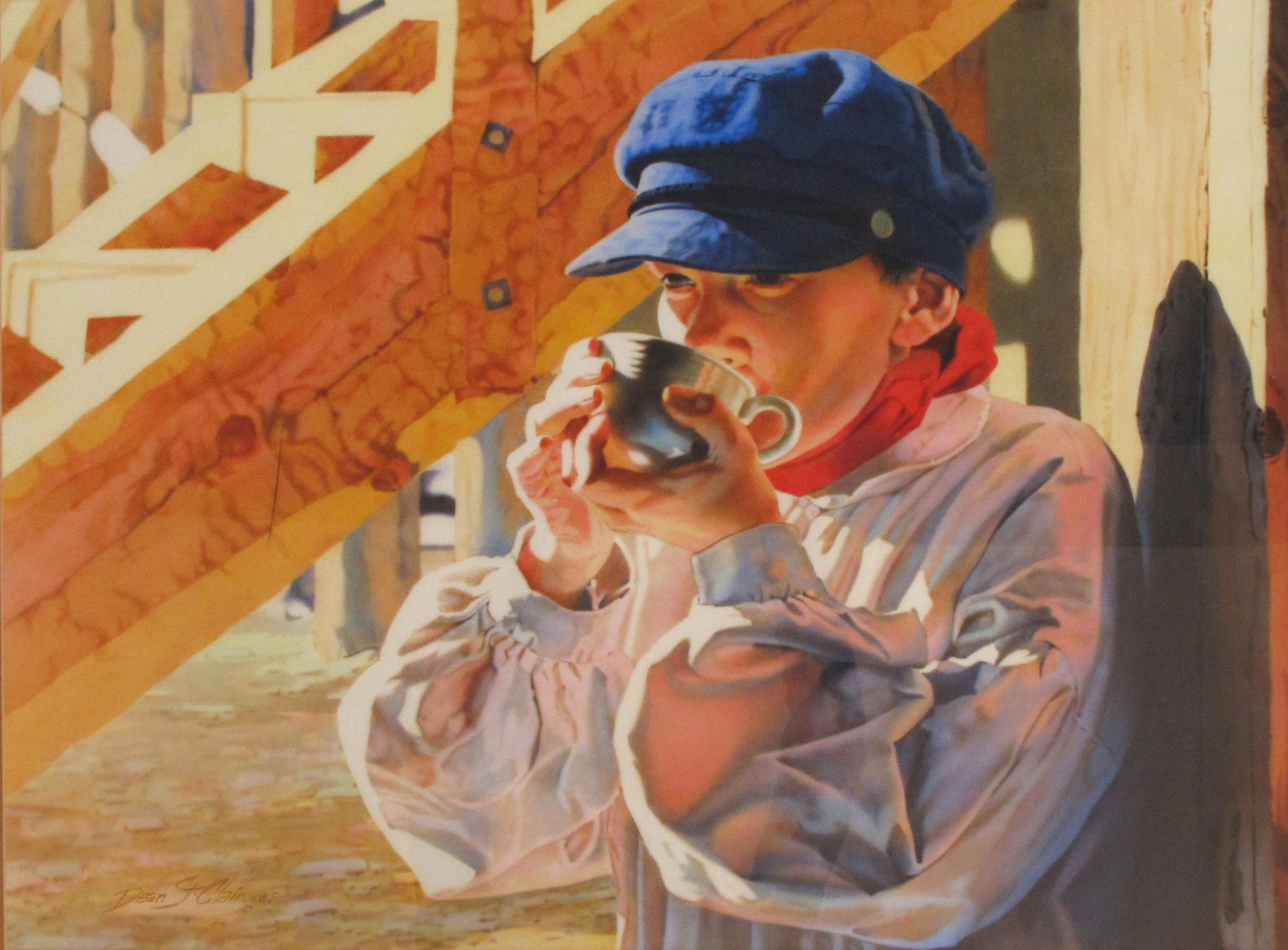 Ein Ort in der Sonne (Realismus), Painting, von Dean St. Clair