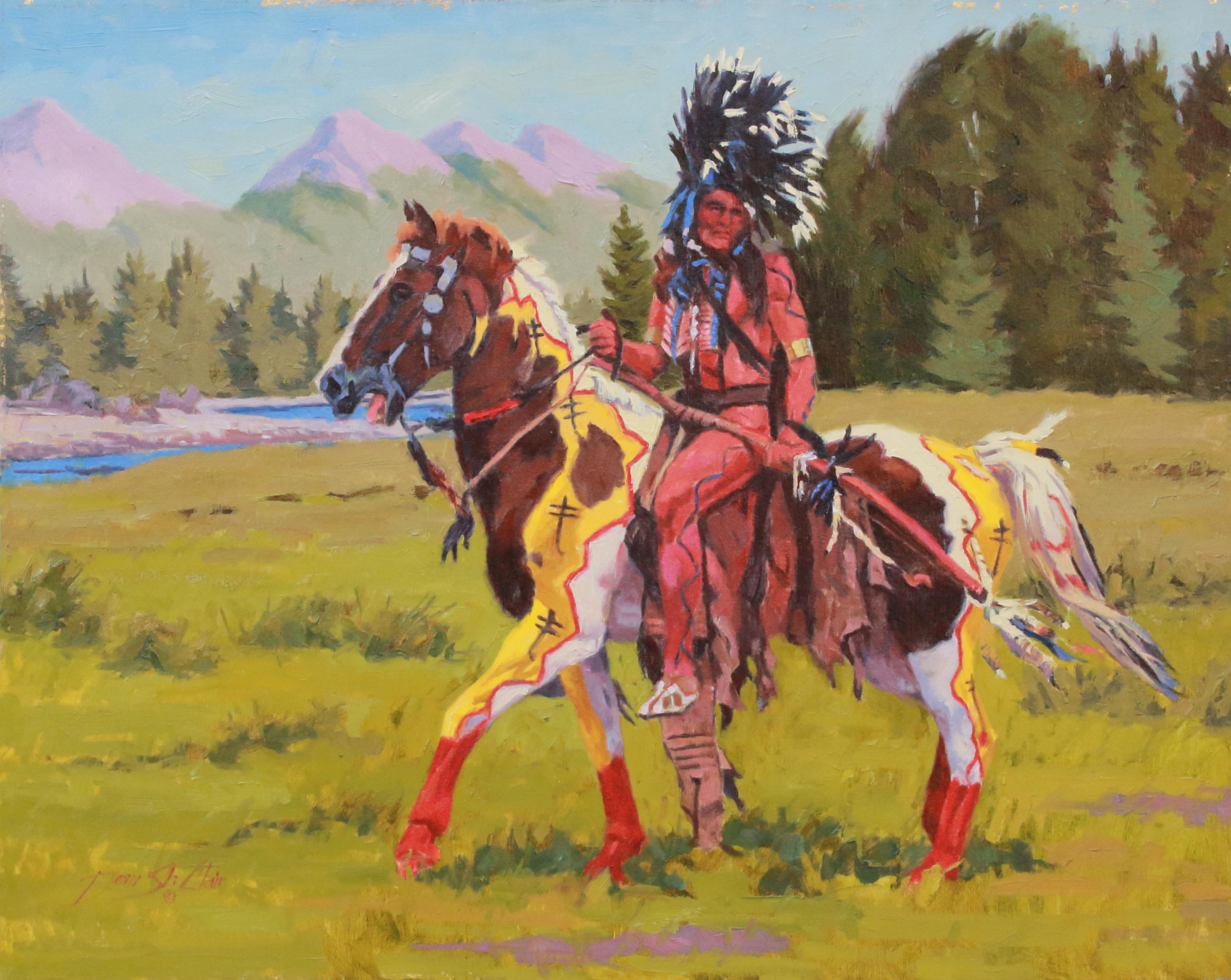 Körperbemalung (Impressionismus), Painting, von Dean St. Clair
