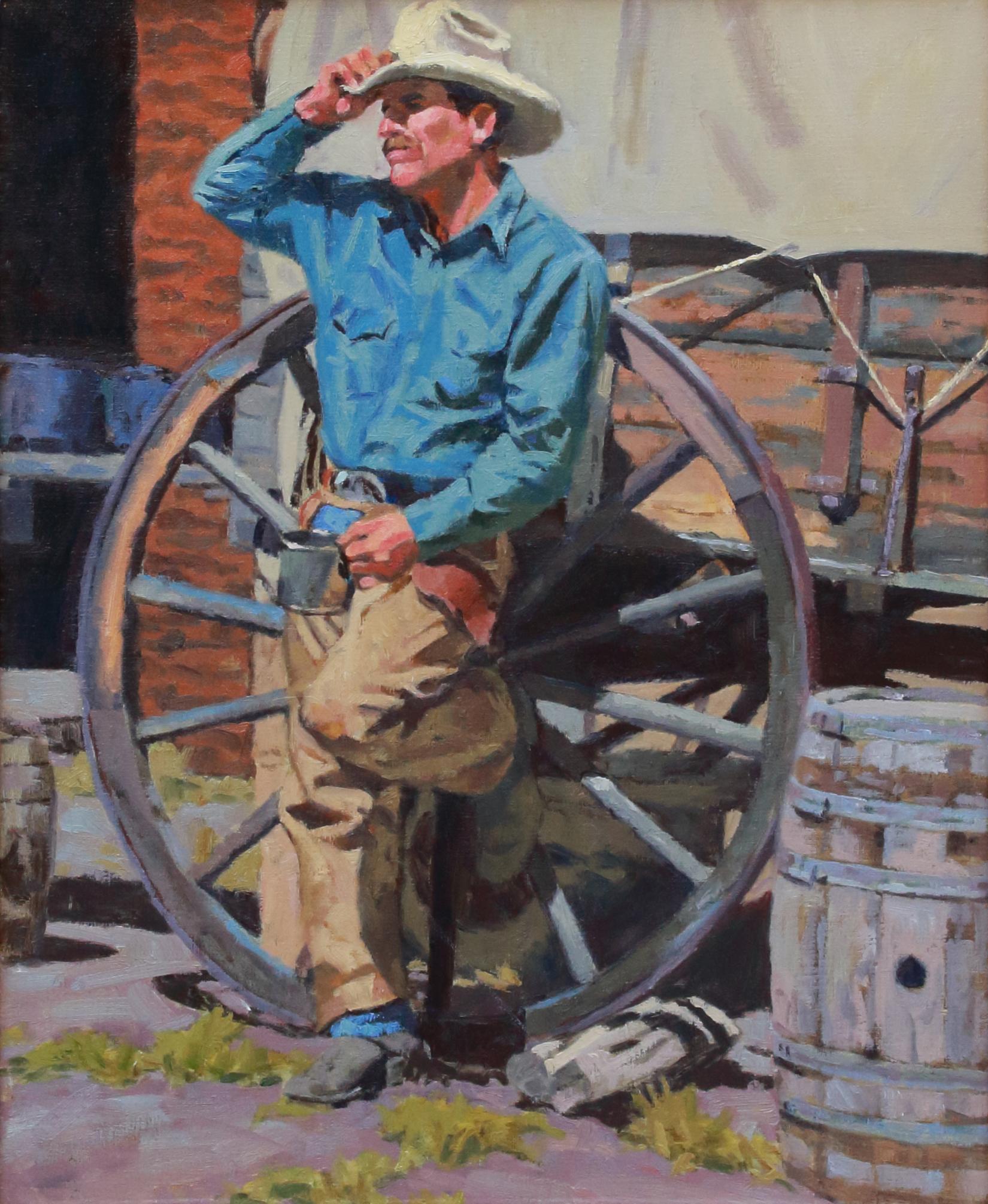 Isabe Desuaer - Impressionist Painting by Dean St. Clair