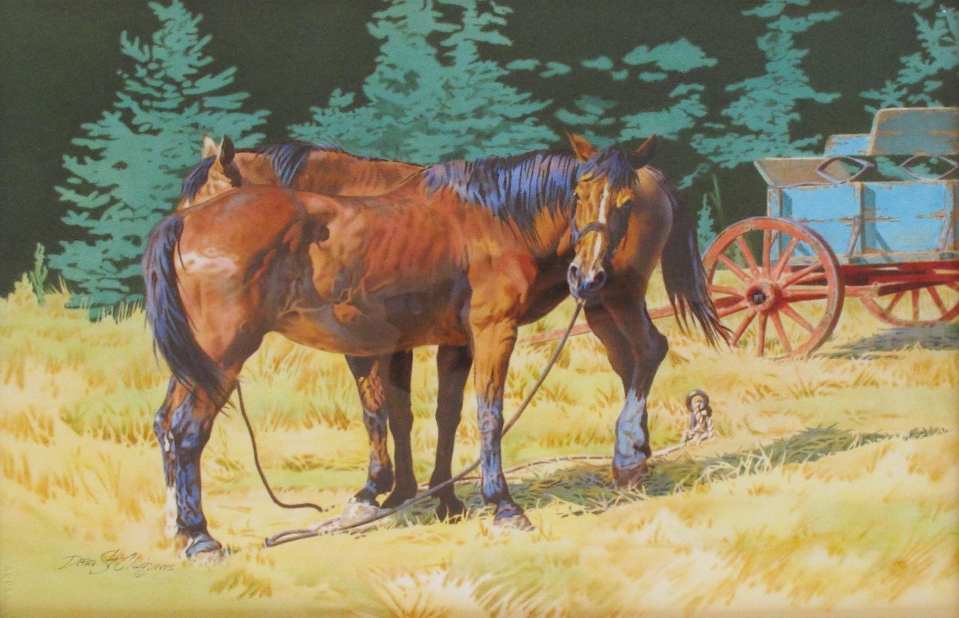 Abgestimmte Paare (Impressionismus), Painting, von Dean St. Clair