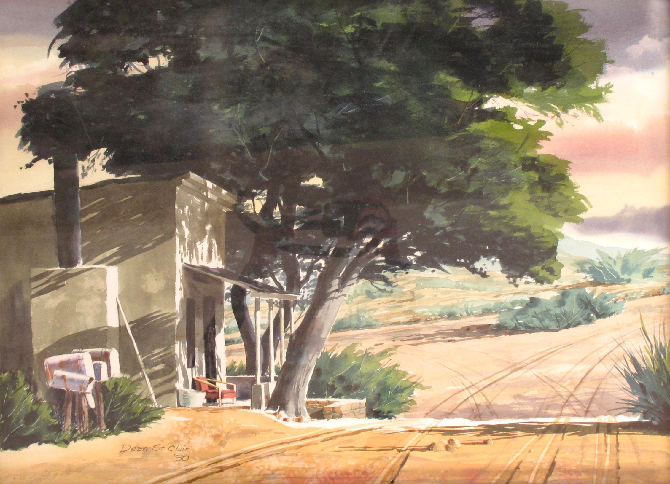 Ländliche Szenerie (Impressionismus), Painting, von Dean St. Clair