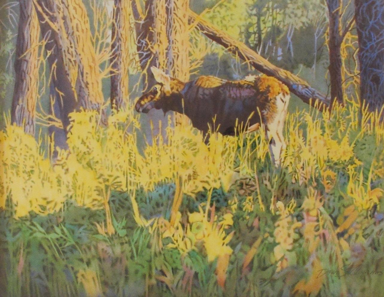 September Morgen (Impressionismus), Painting, von Dean St. Clair