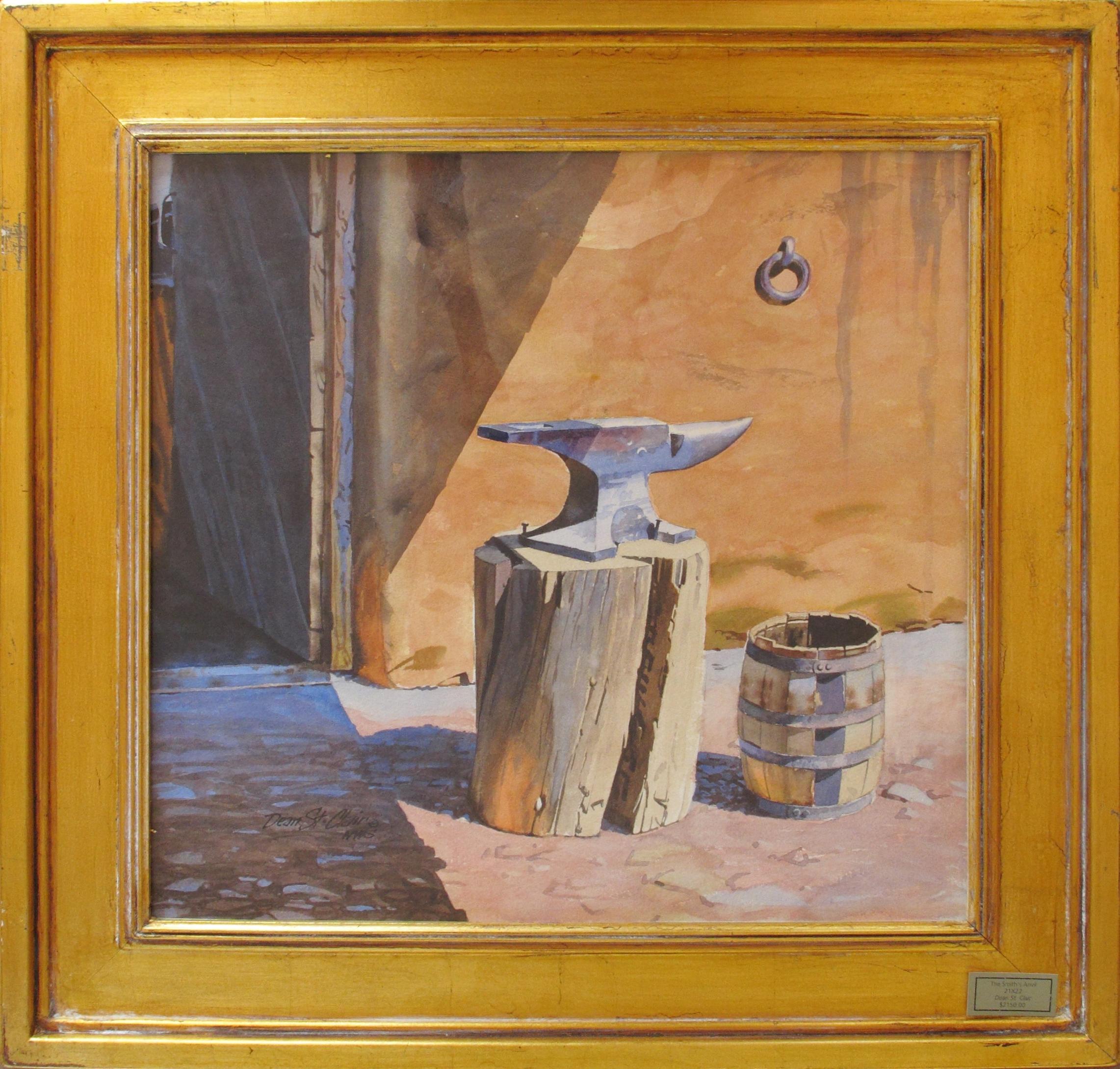 The Smith's Amboss – Painting von Dean St. Clair