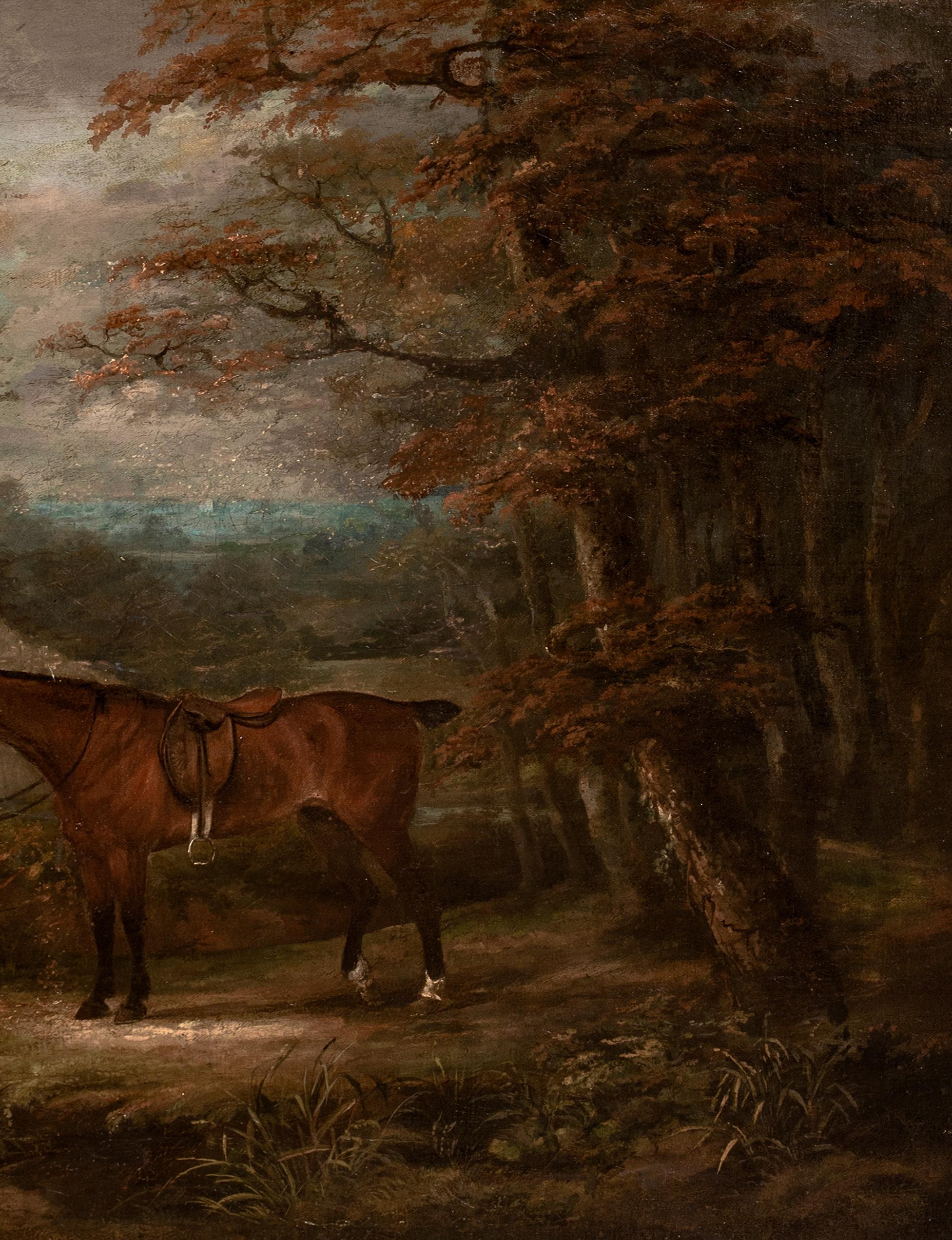 The Dismounted Hunter, Sir William Rowley, circa 1800 For Sale 2