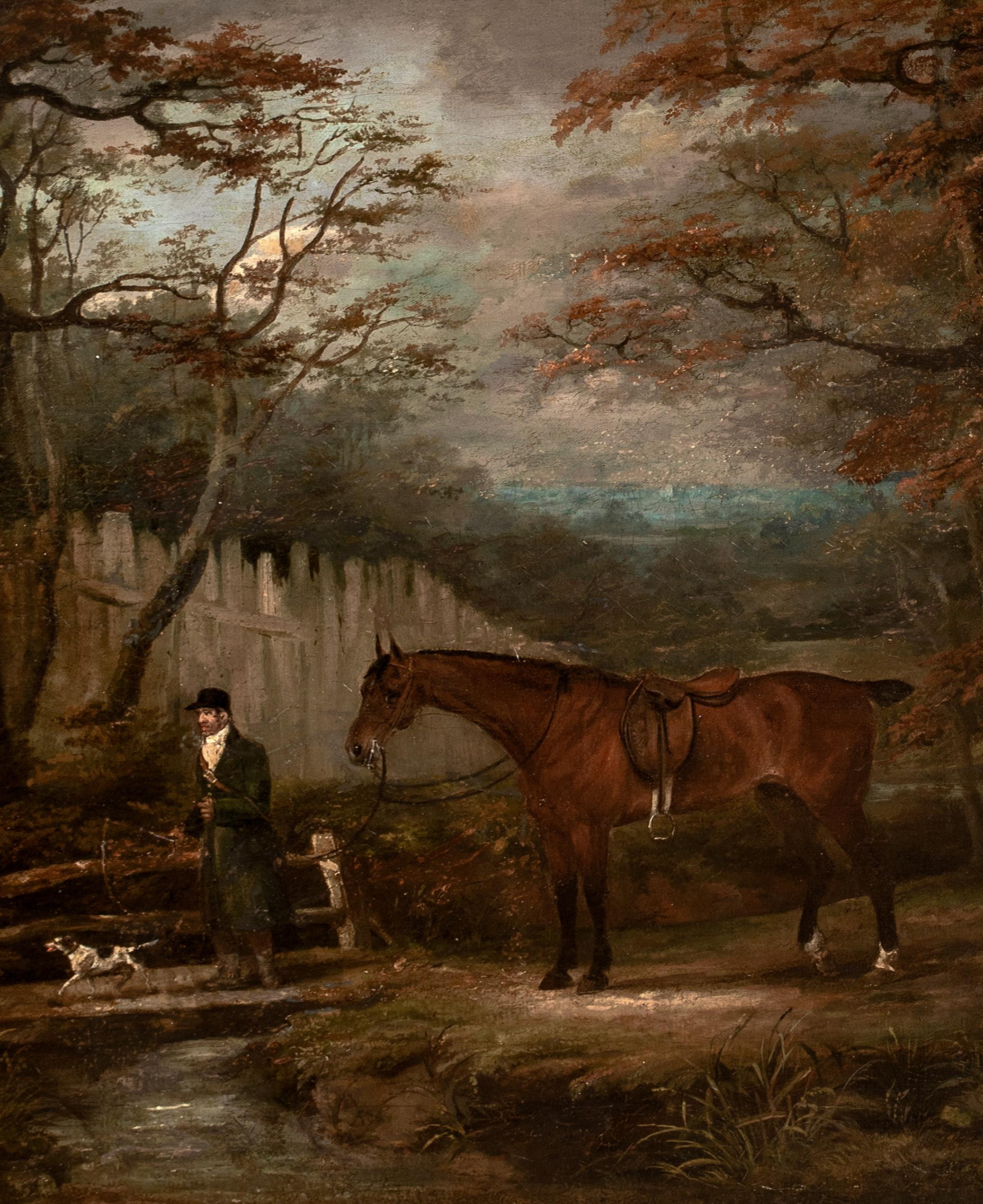 The Dismounted Hunter, Sir William Rowley, circa 1800 For Sale 3