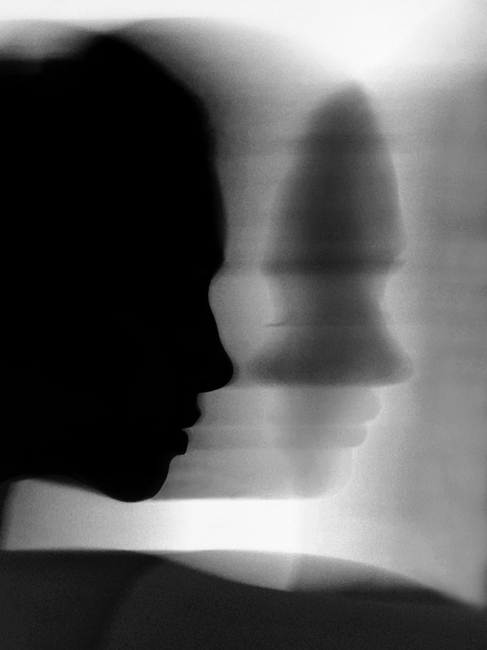 Deana Nastic Black and White Photograph - Silhouette Portrait