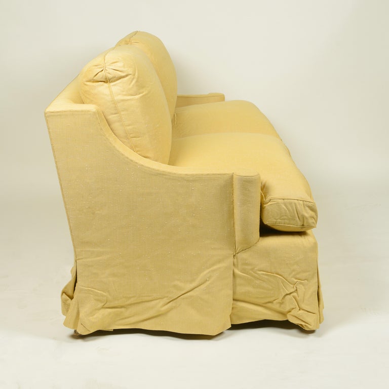 DeAngelis Silk TwoSeater Sofa For Sale at 1stDibs