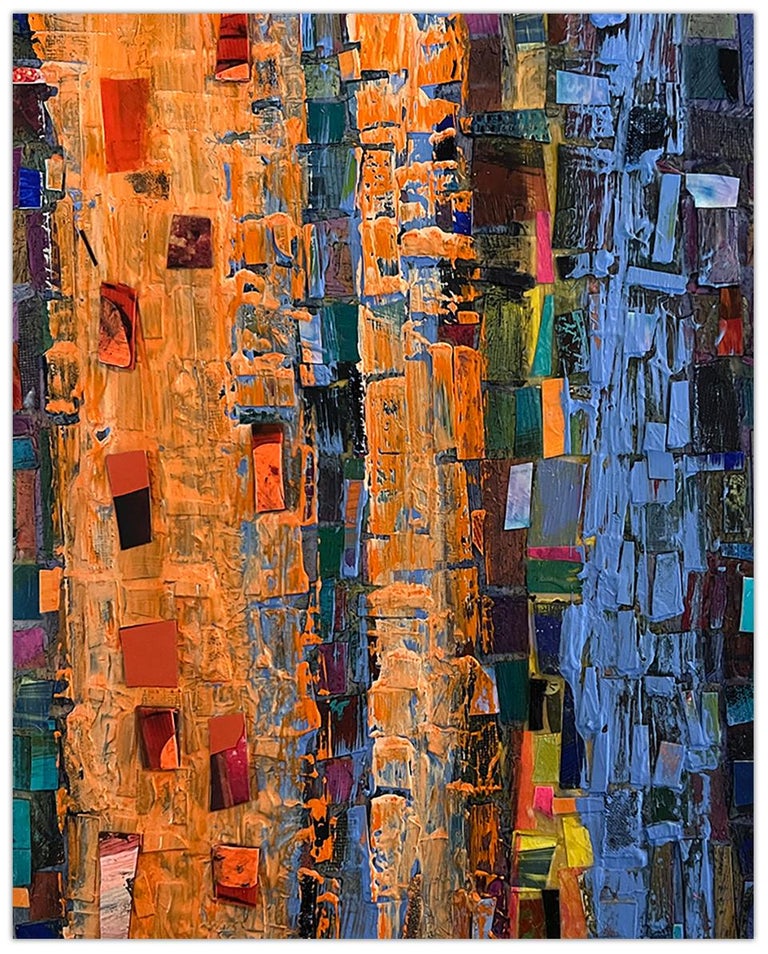 Deanna Sirlin Divided (Abstract collage) For Sale at 1stDibs