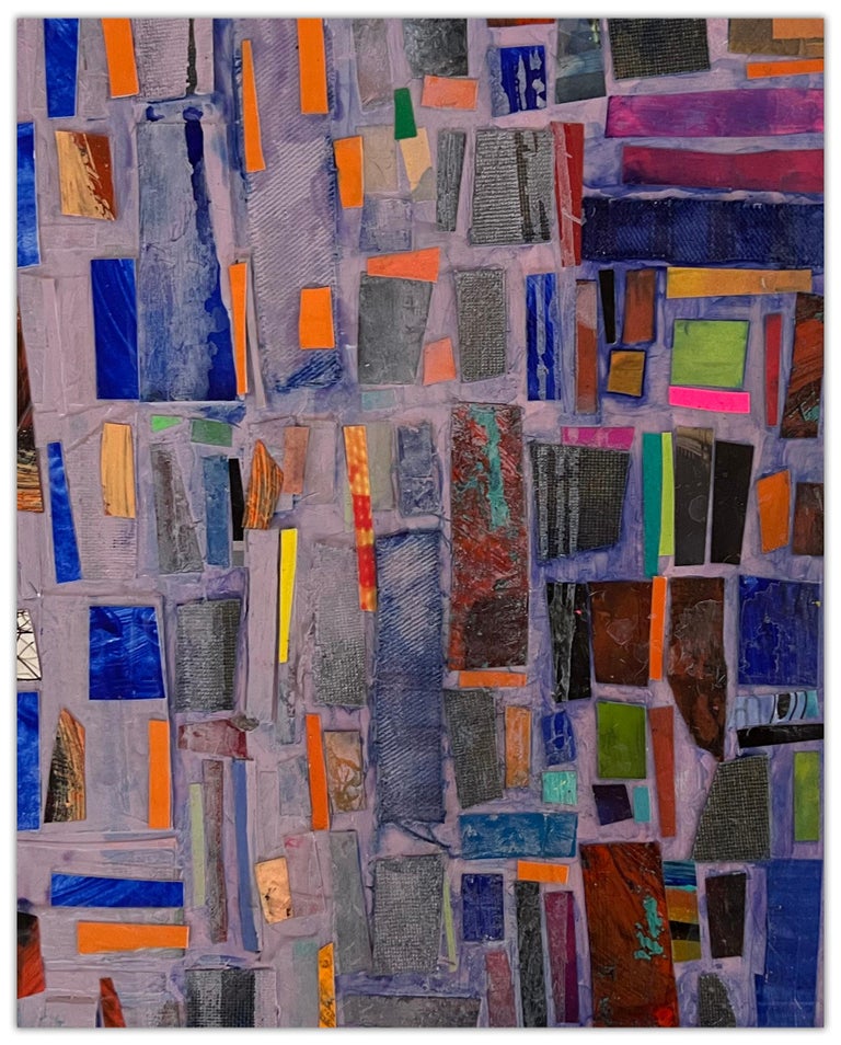 Deanna Sirlin - Spaced (Abstract collage) For Sale at 1stDibs