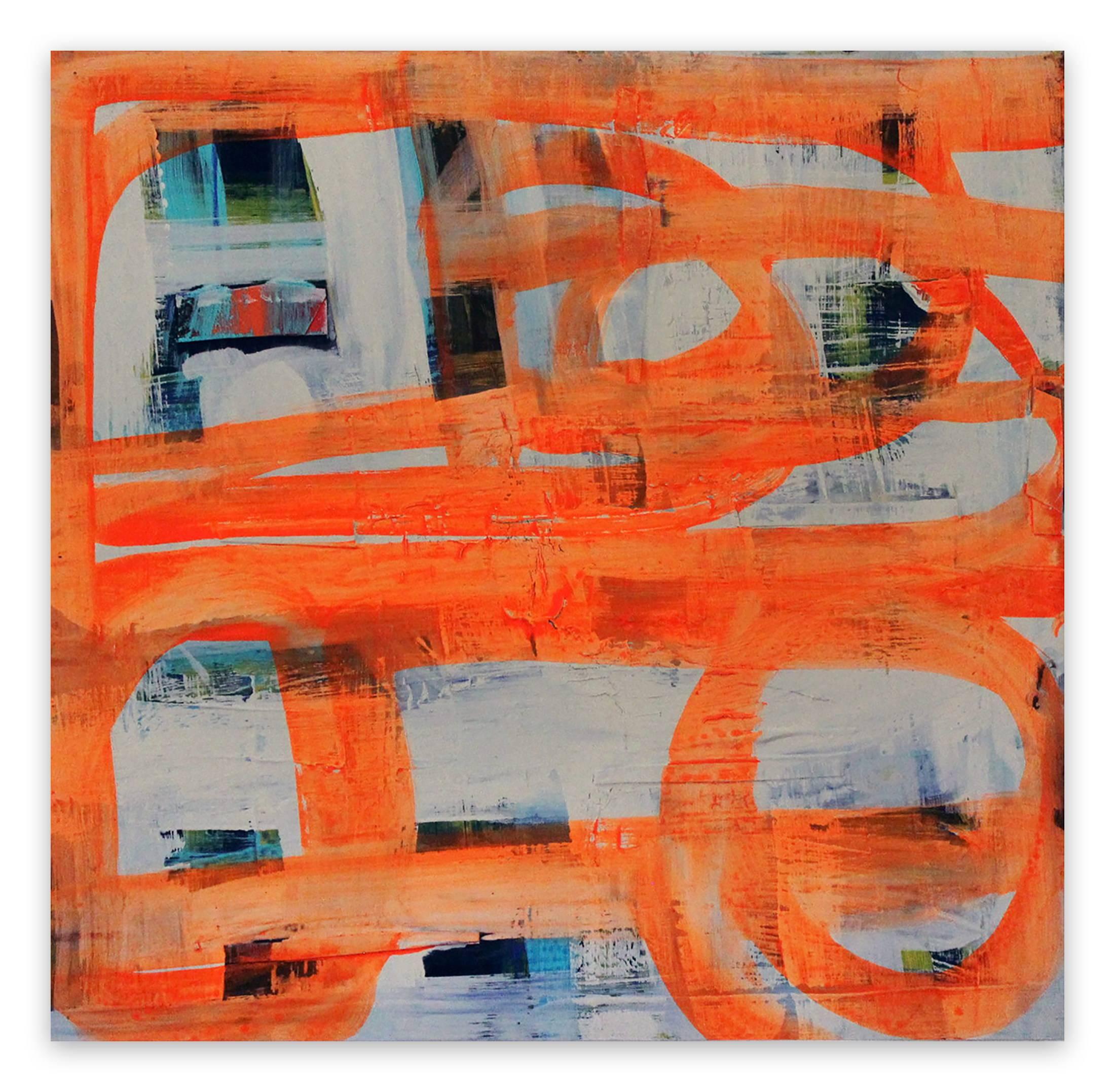 Deanna Sirlin Abstract Painting - Street (Abstract painting)