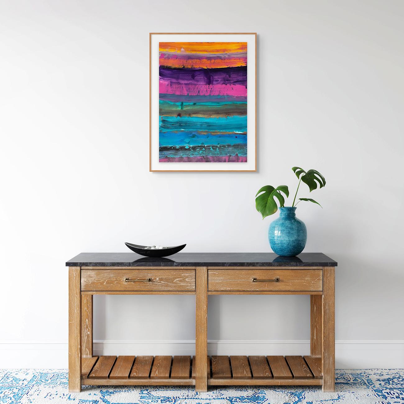 Acqua (pittura astratta) - Art di Deanna Sirlin