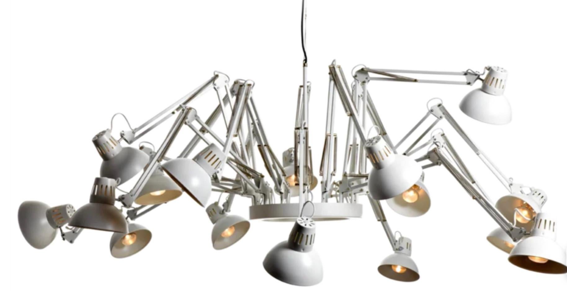 Acier inoxydable Lustre blanc ancien Dear Ingo de Ron Gilad pour Moooi, 2005 en vente