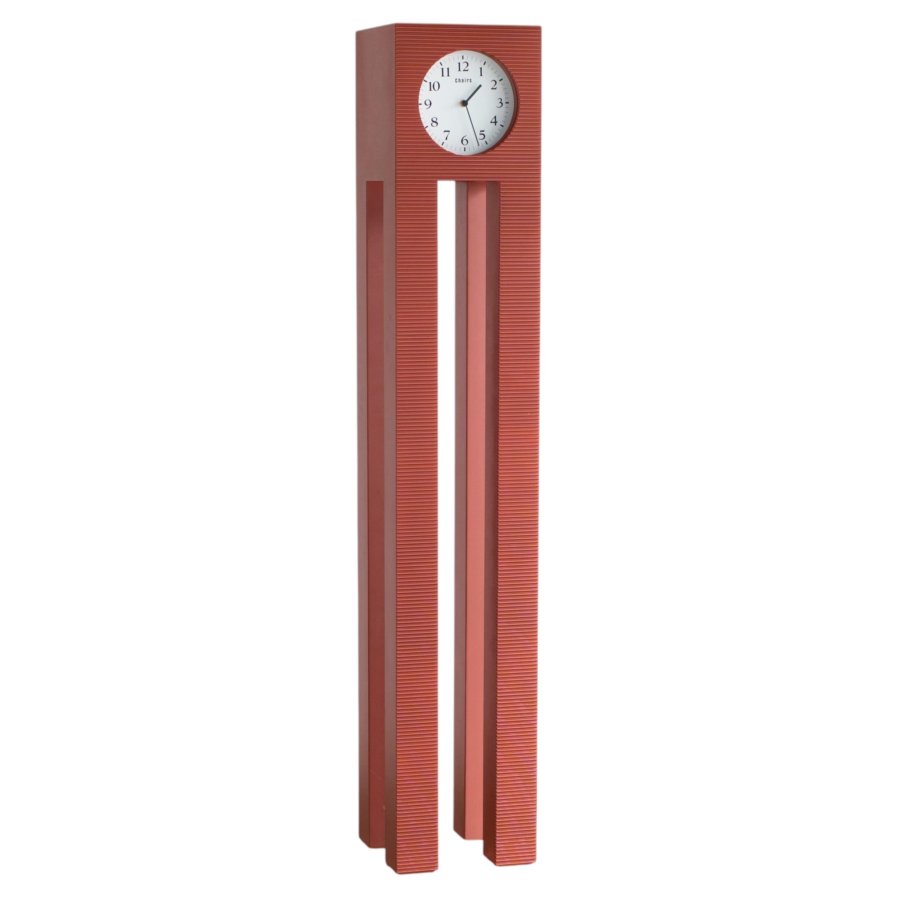 Dear Morris contemporary floor Clock 80s Postmodern, Japanese Design