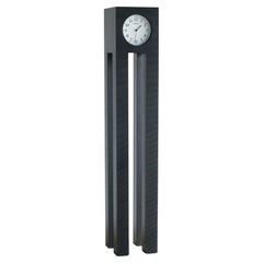Dear Morris contemporary floor Clock black 80s Postmodern, Japanese Design