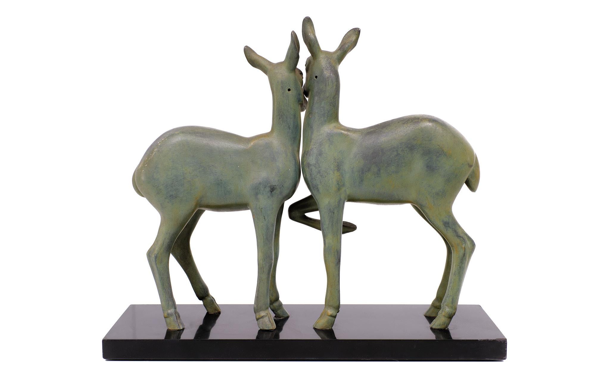 Deer Sculpture Art Deco  Irénée Rochard, France, 1930s 3
