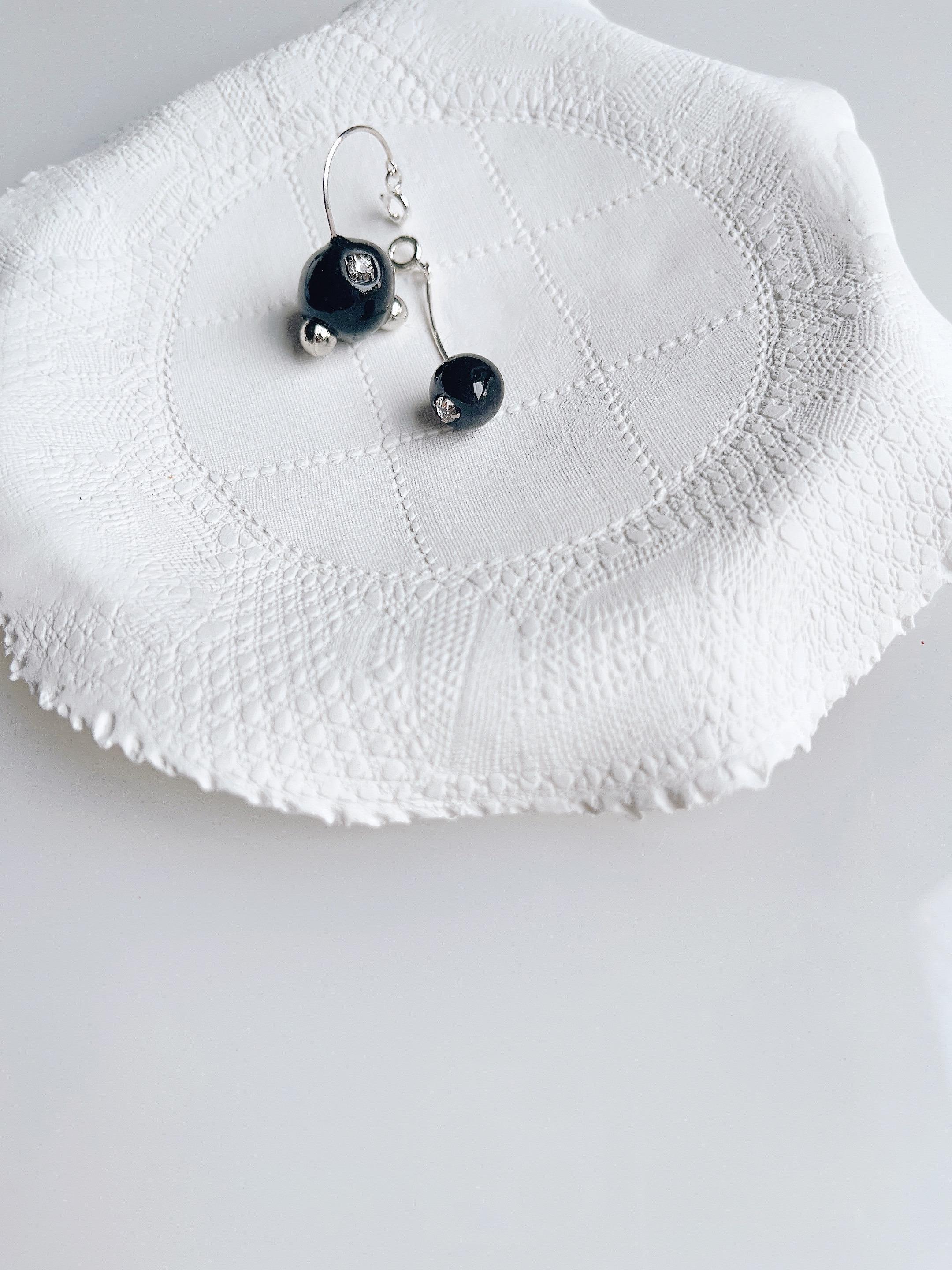 Women's DEAR W, The most beautiful moment, Crystal Post Earrings For Sale