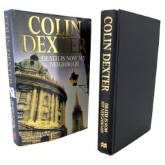 Death Is Now My Neighbour by Colin Dexter – FIRST EDITION, Inscribed
