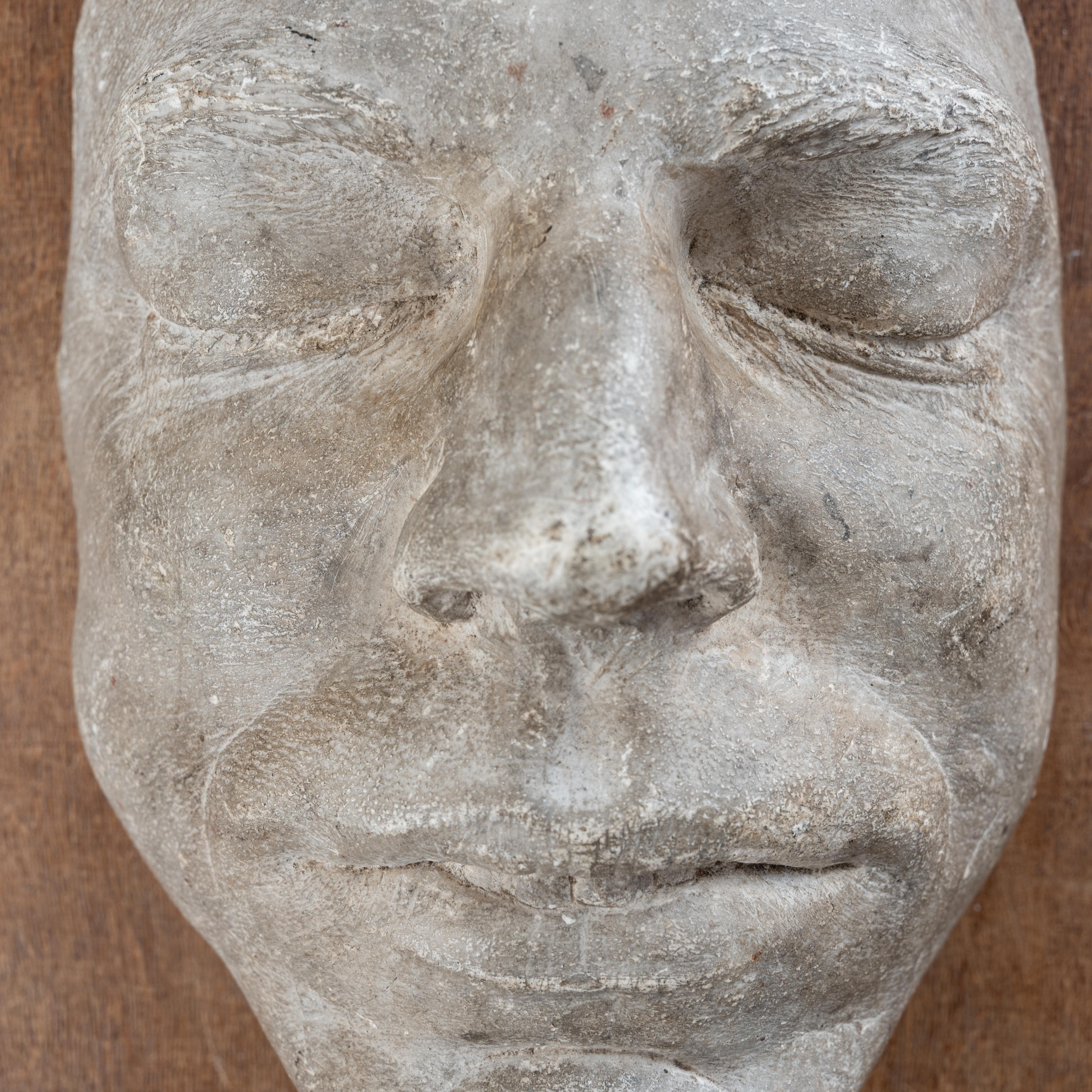 Plaster Death Mask For Sale
