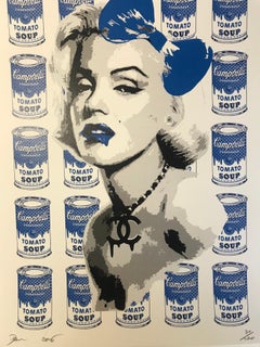 Death NYC "Blue Campbell soup Marylin" 