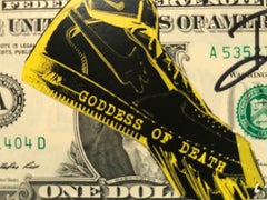 Rare dollar banknote by Death NYC, "Death Nike"