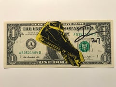 Rare dollar banknote by Death NYC, "Death Nike"