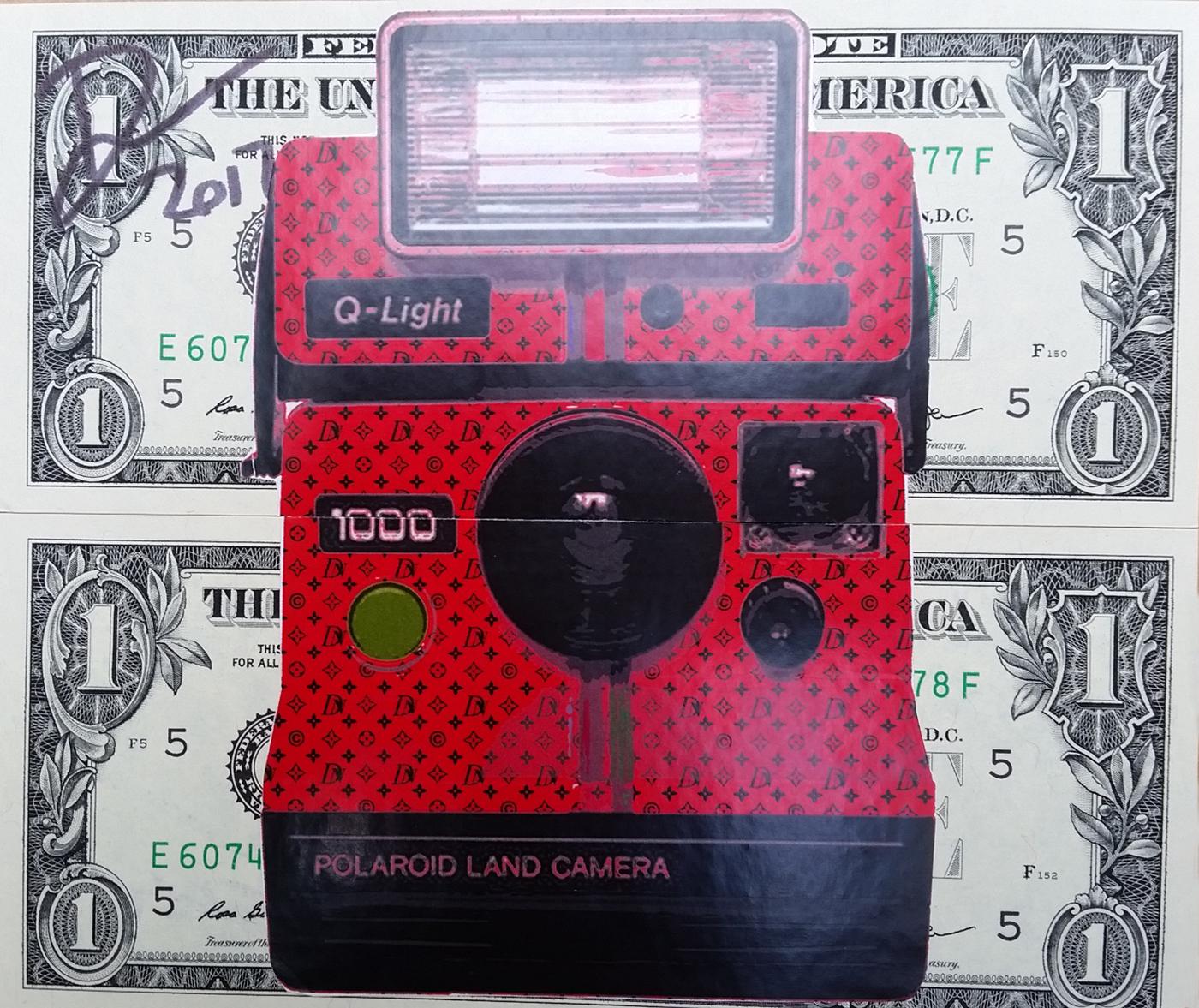 Red Pola - Mixed Media Art by Death NYC