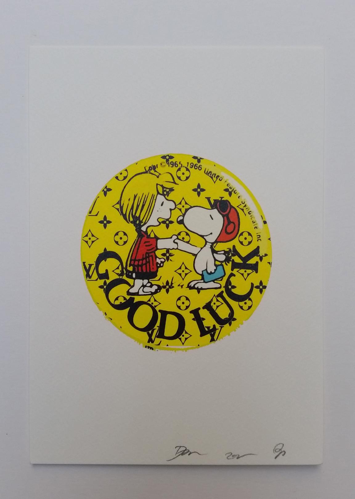 Death NYC Figurative Print - Good Luck Snoopy