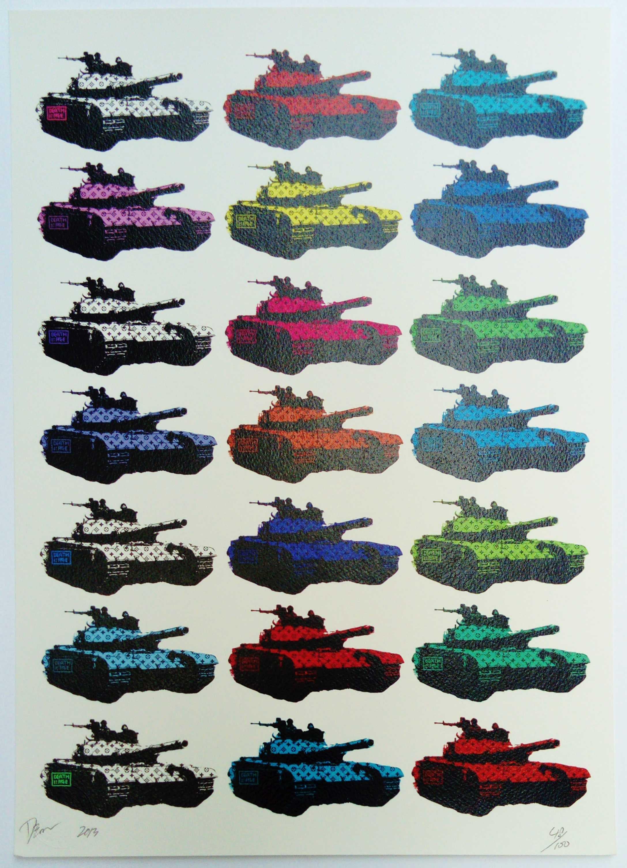 Multicolored tank - Print by Death NYC