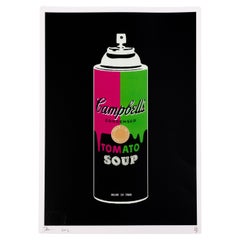 Death NYC Edición Limitada Firmada Impresión Pop Art Lata de Spray de Sopa Campbell's