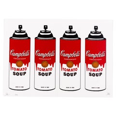 Death NYC Signé Limited Ed Pop Art Print Campbell's Soup Spray Can