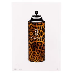 Death NYC Edición Limitada Firmada Impresión Pop Art Bote de spray Cartier