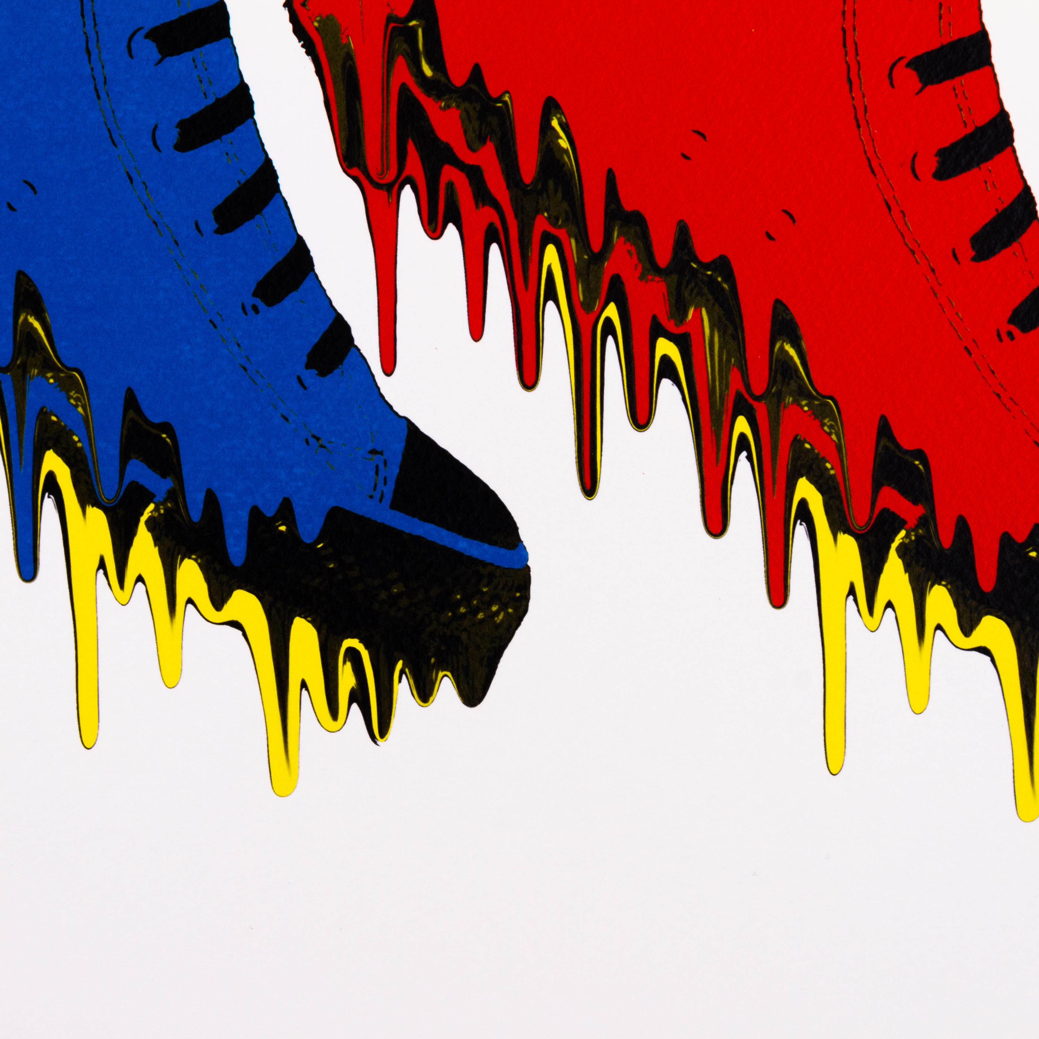 From a private collection.
Death NYC Signed Limited Ed Pop Art Print Converse Sneaker