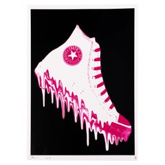 Death NYC Signed Limited Ed Pop Art Print Converse Sneaker