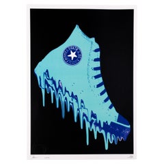 Death NYC Signed Limited Ed Pop Art Print Converse Sneaker