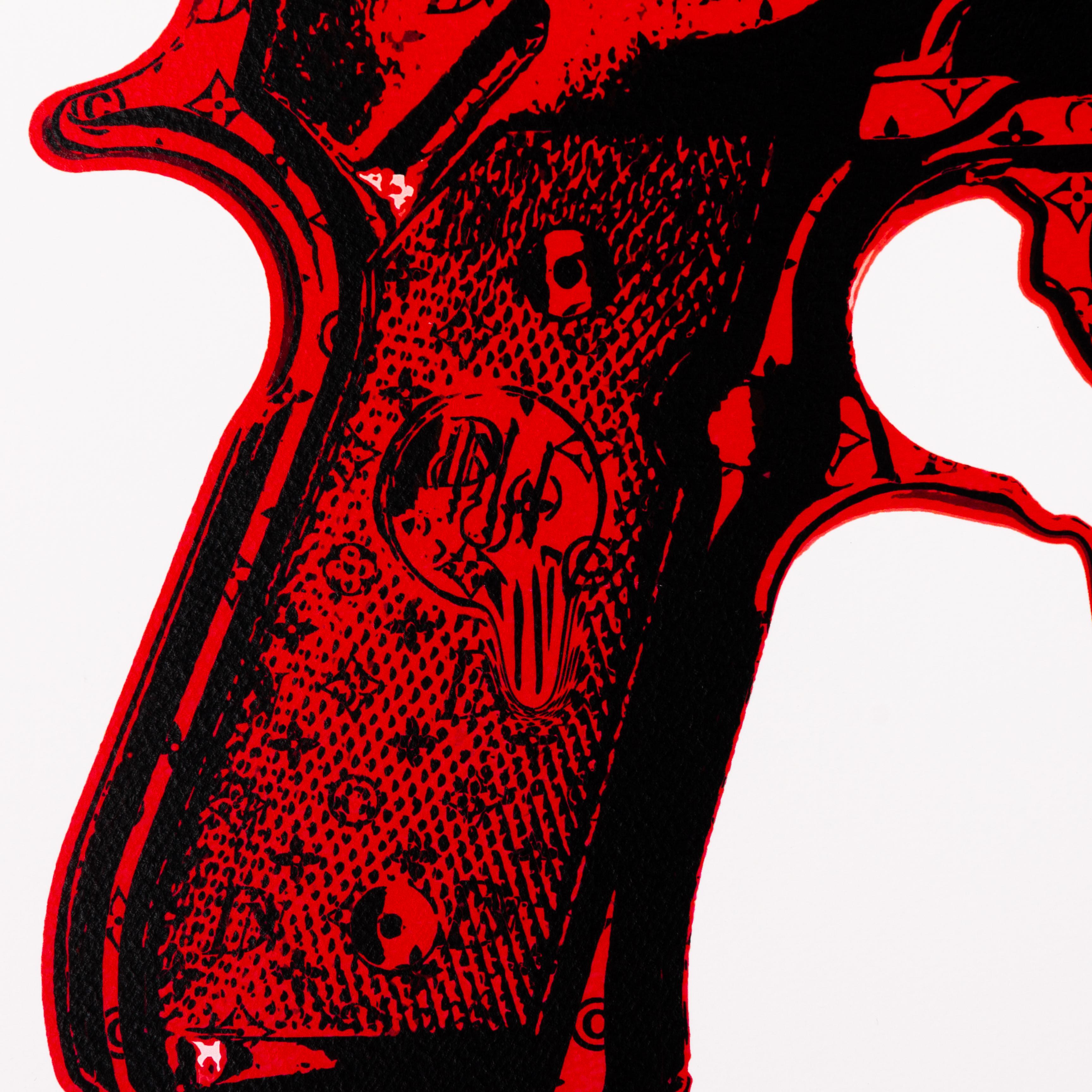 From a private collection.
Death NYC Signed Limited Ed Pop Art Print Louis Vuitton Gun