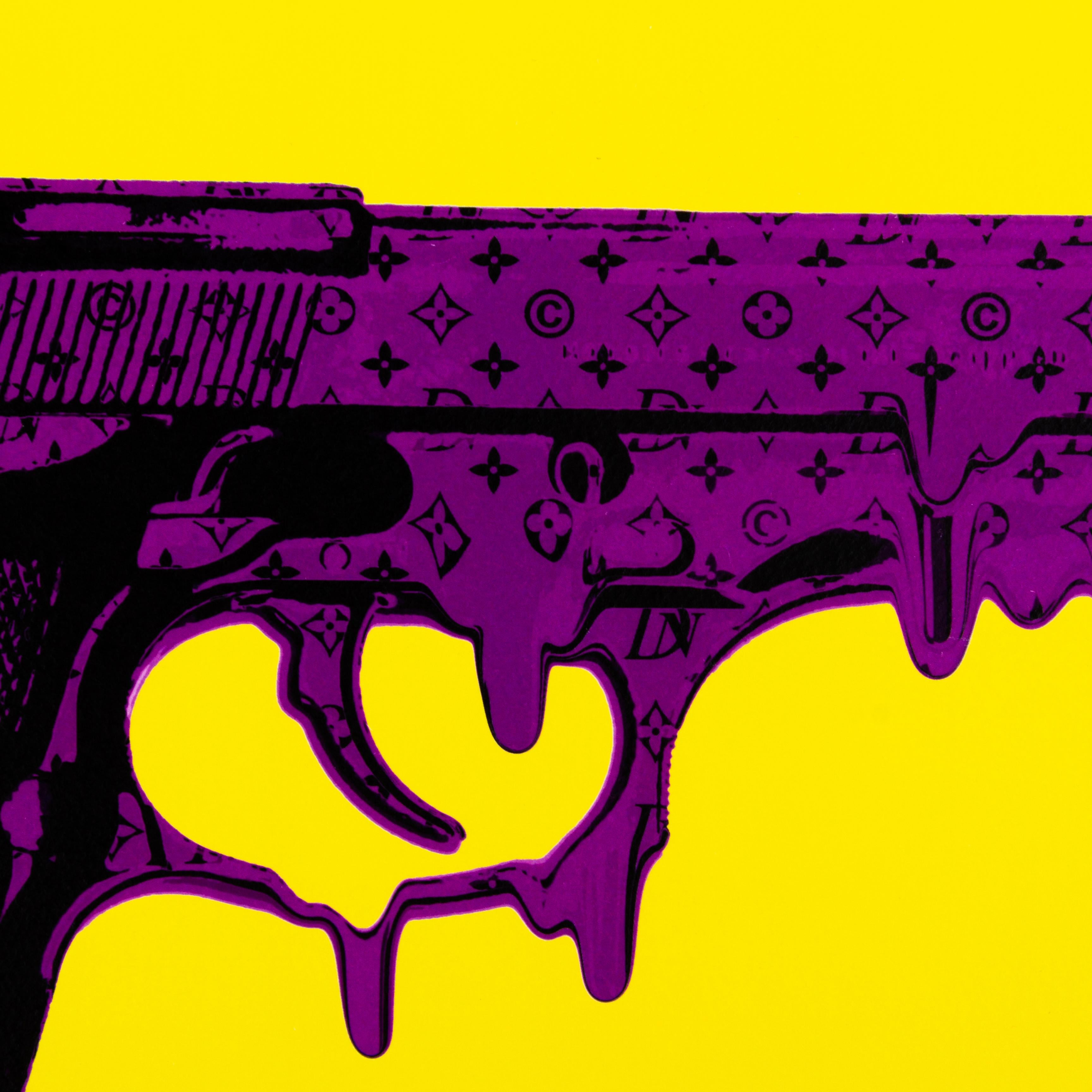 From a private collection.
Death NYC Signed Limited Ed Pop Art Print Louis Vuitton Gun
