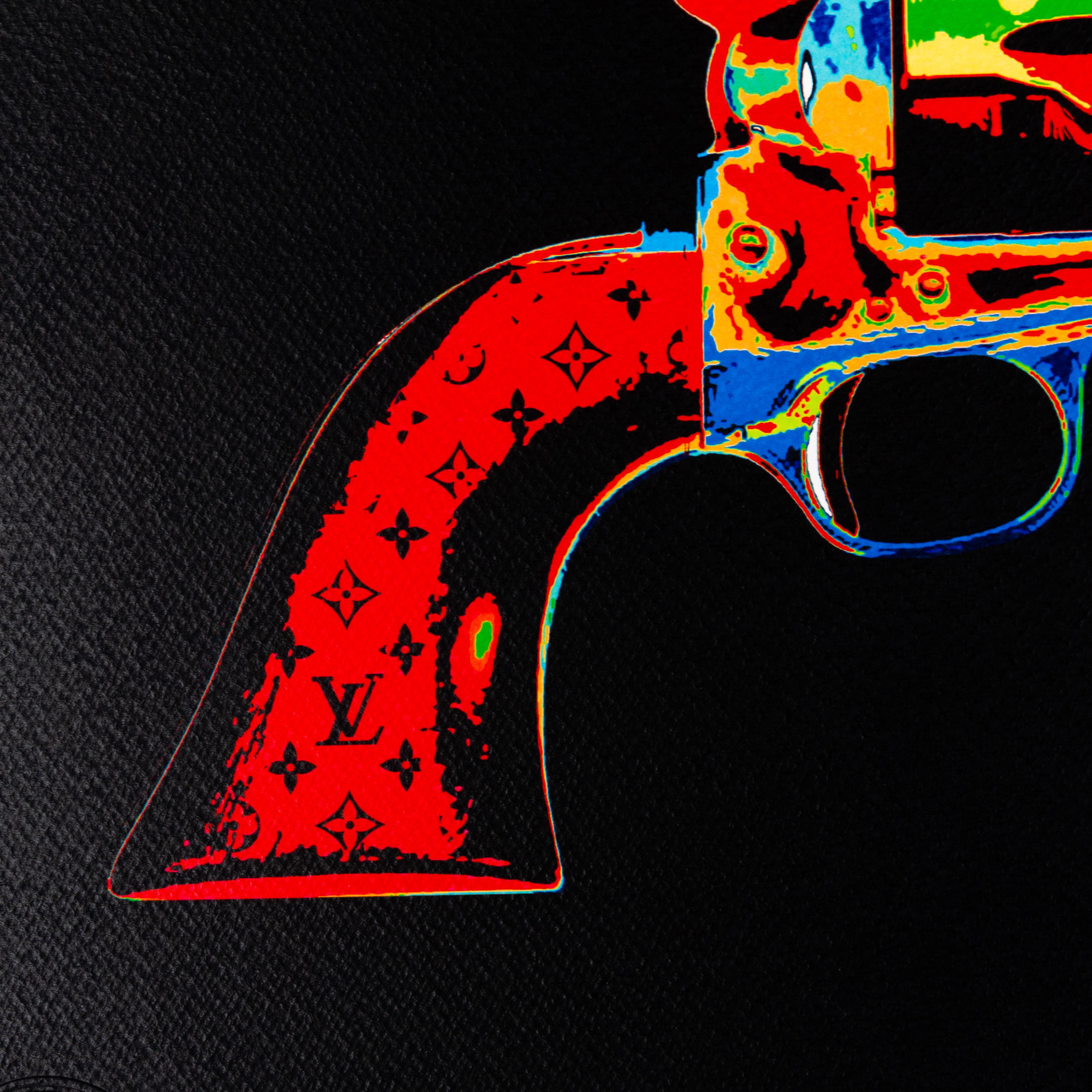 From a private collection.
Death NYC Signed Limited Ed Pop Art Print Louis Vuitton Pistol