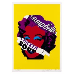 Death NYC, signierter Pop-Art-Druck Marilyn Monroe, limitierte Auflage 