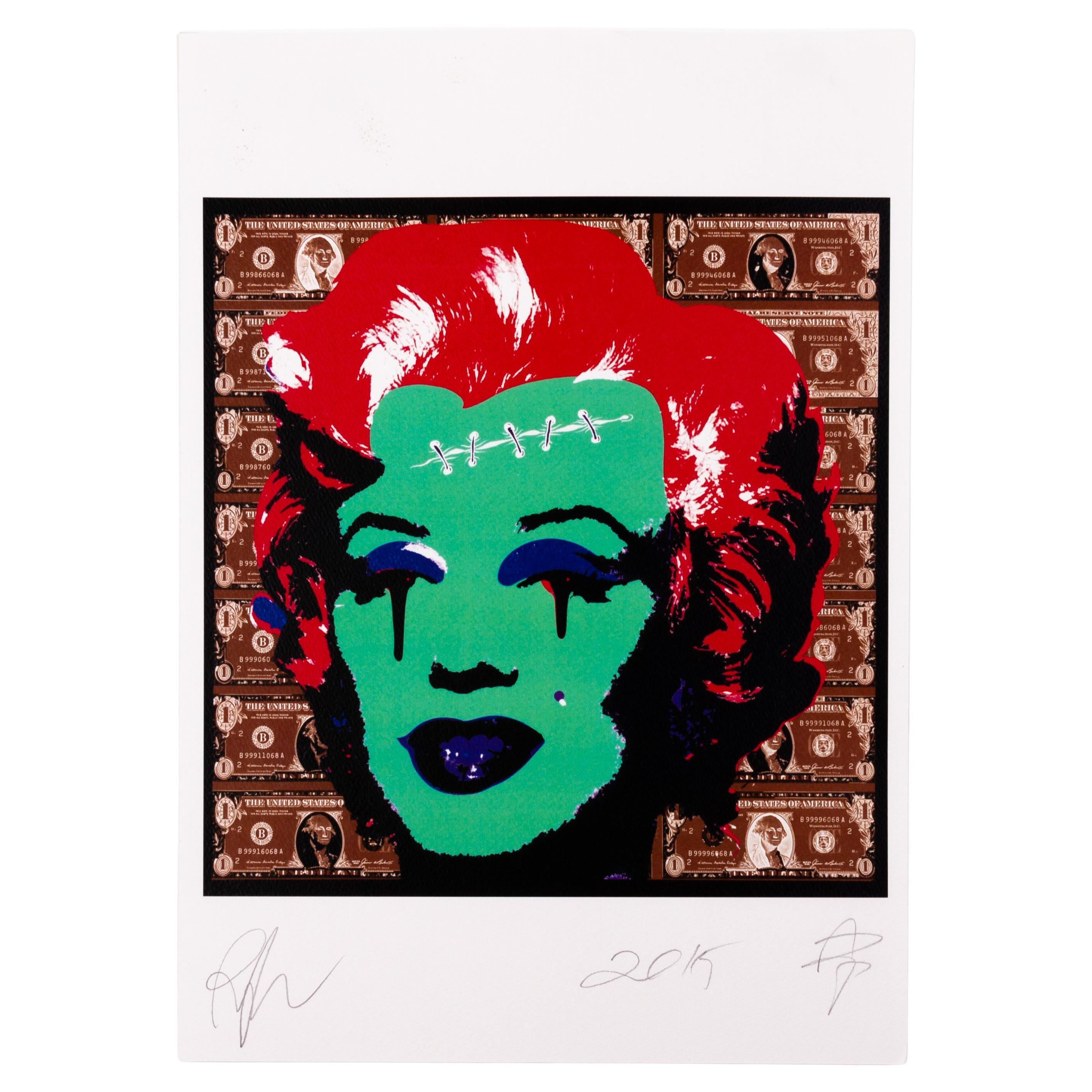 Death NYC Signed Limited Ed Pop Art Print Marilyn Monroe For Sale at