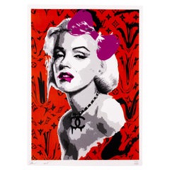 Death NYC, signierter Pop-Art-Druck Marilyn Monroe, limitierte Auflage