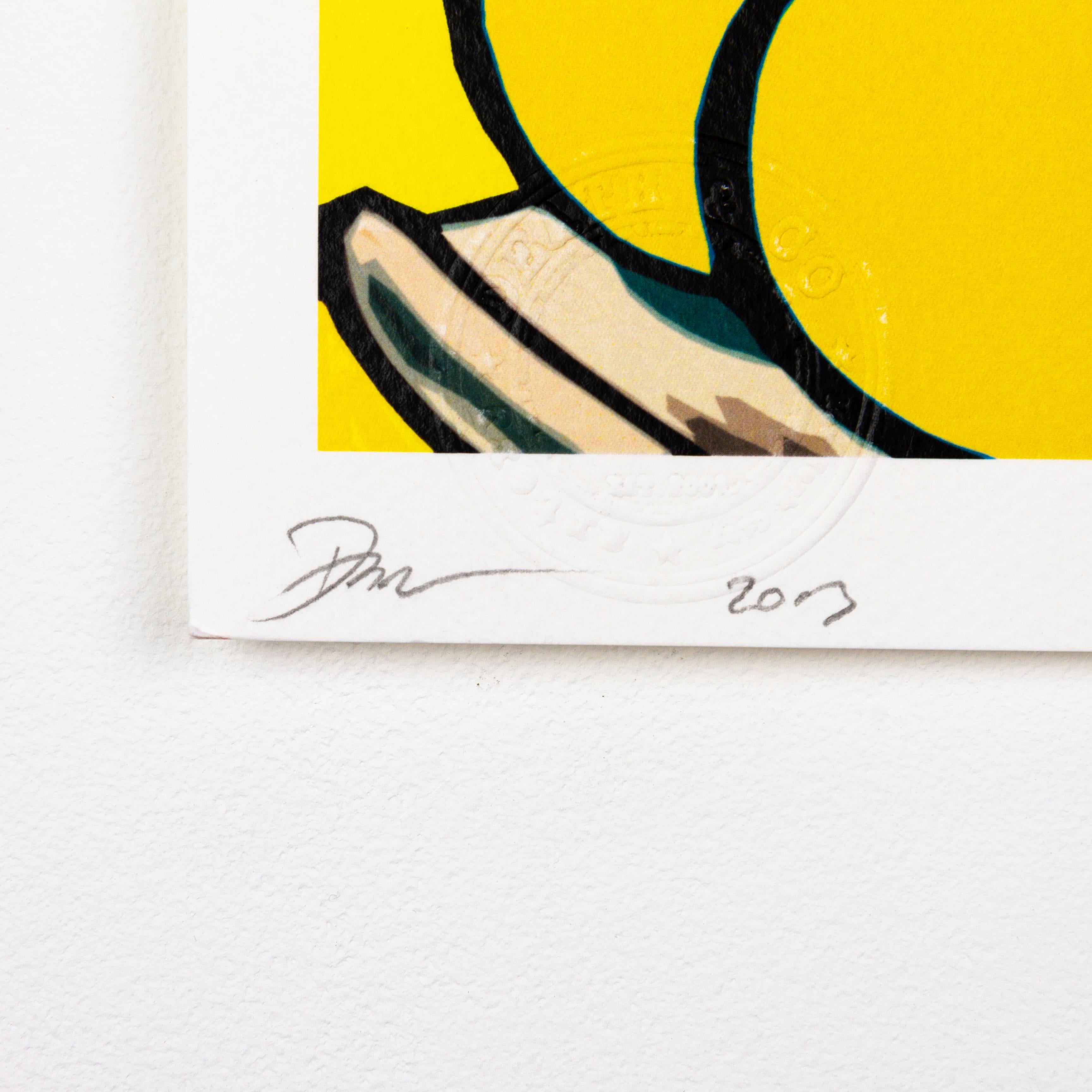 Death NYC Signed Limited Ed Pop Art Print Mickey Dentist In Good Condition In Nottingham, GB