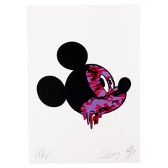 Death NYC Signed Limited Ed Pop Art Print Mickey Mouse