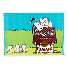Tod NYC signiert Limited Ed Pop Art Print Snoopy Campbell's